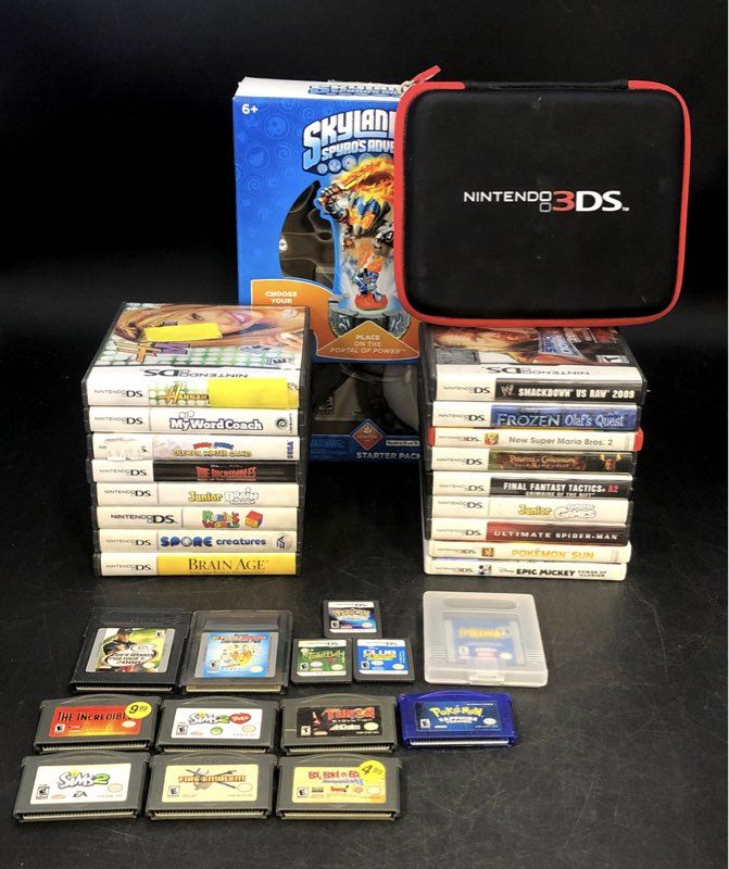 Pokemon Sapphire Fire Emblem Diamond 31 Game Lot Nintendo DS 3DS GBA GBC