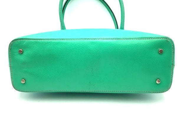 Authentic Kate Spade New York Women&#39;s Teal Green Luxury Tote Bag - COA Included