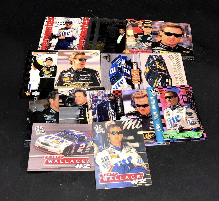 Sports Card Lot Vintage & Modern Baseball Basketball Football Racing See Photos