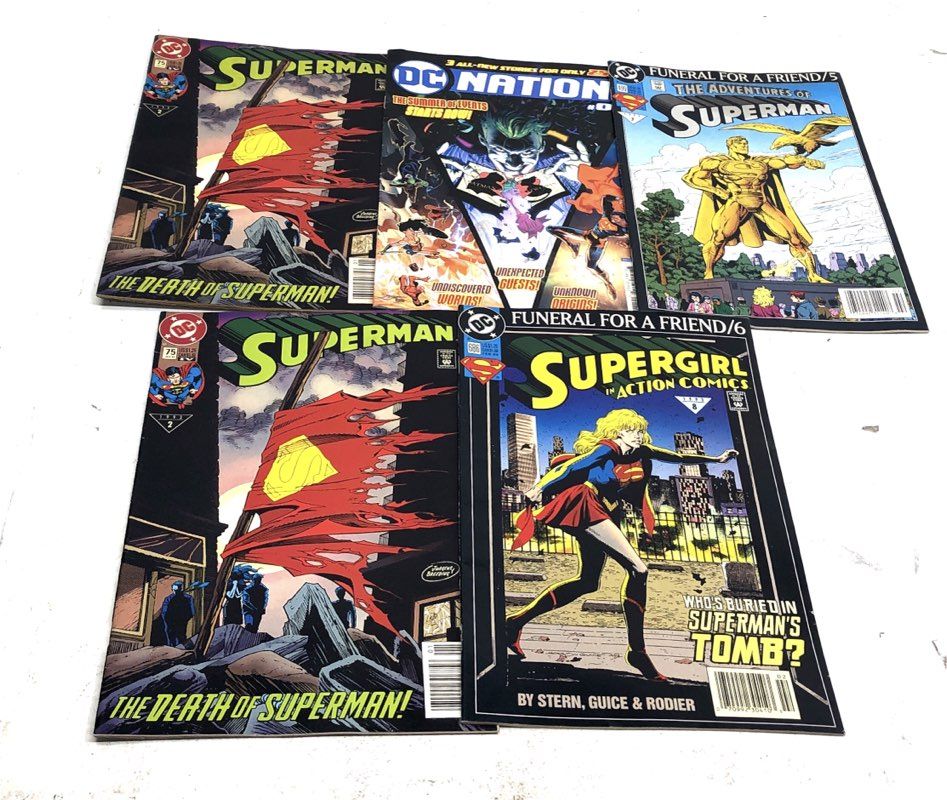 DC Comics Bronze Modern Age Superhero Lot Approximately 25 Comics