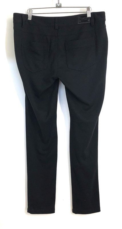 Buffalo David Bitton Women's Black Stretch Skinny Pants Zipper Pockets Sz 30