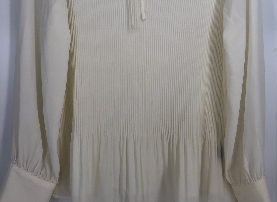 Simply Vera Vera Wang Women&#39;s Ivory Blouse - Size Large