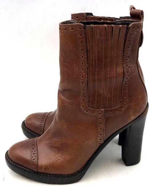 Tory Burch Women&#39;s Brown Ankle Bootie - Size 9.5M