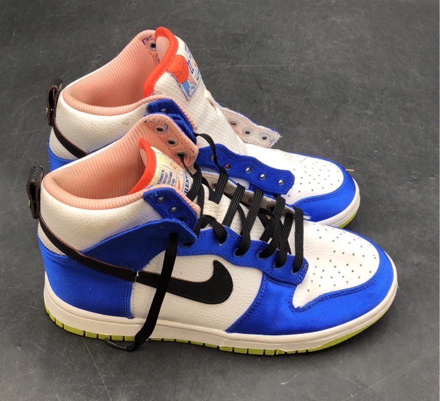 Nike Dunk High One of a Kind WNBA Orange Royal Blue Women's Sneakers Size 7