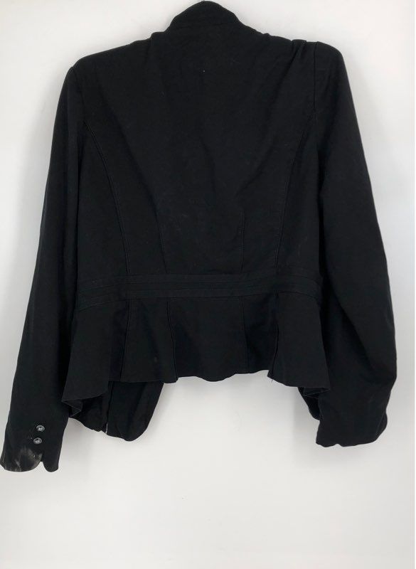 White House Black Market Women&#39;s Black Jacket - Size 14