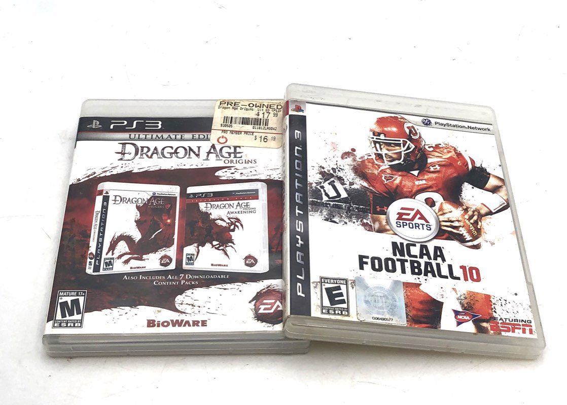 Minecraft Dragon Age 10 Sony PlayStation 3 PS3 Game Lot RPG Action Sports