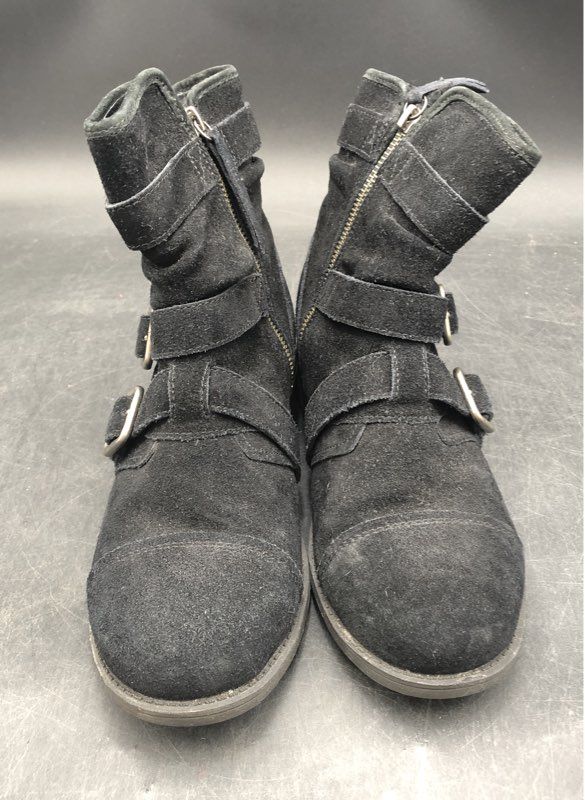 Ugg Women's Endel Black Biker Boots - Size 8