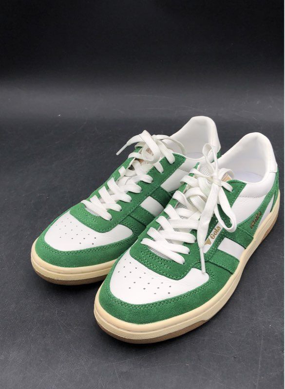 Gola Women's Hawk White Green Casual Shoes - Size 6