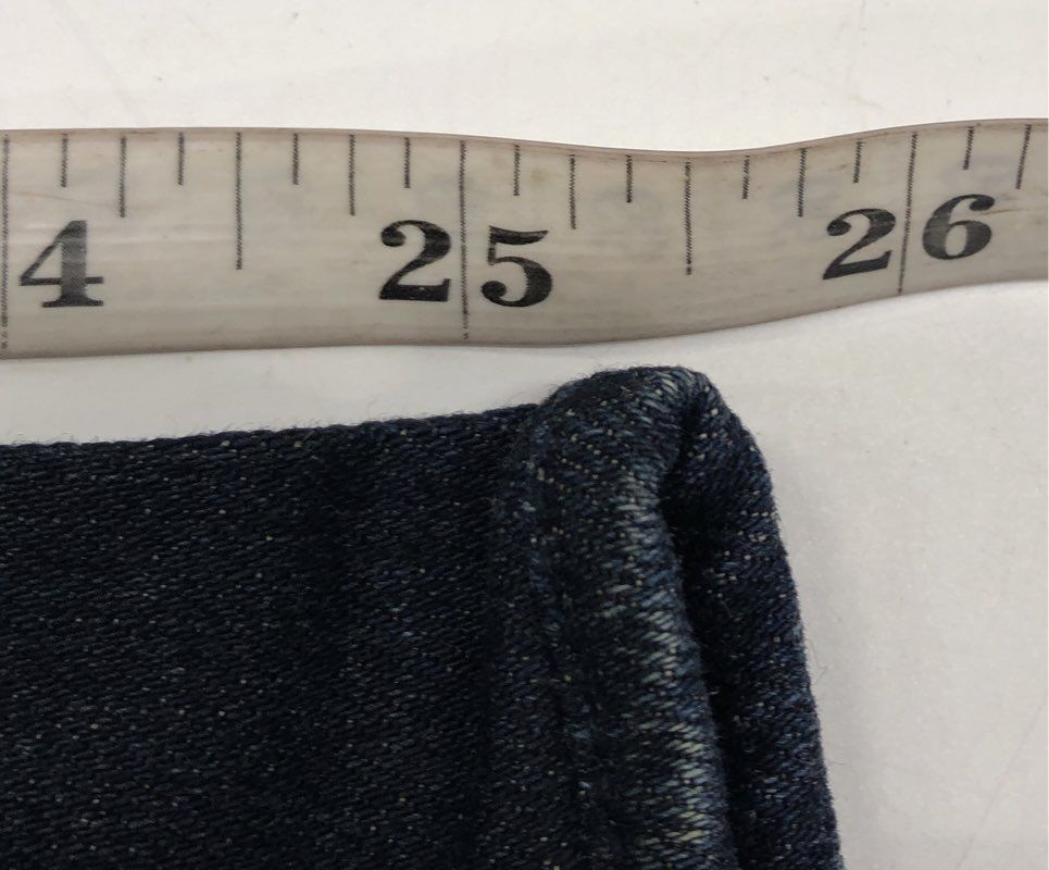 Madewell Women's Dark Wash Indigo Skinny Skinny Ankle Stretch Jeans Sz 24
