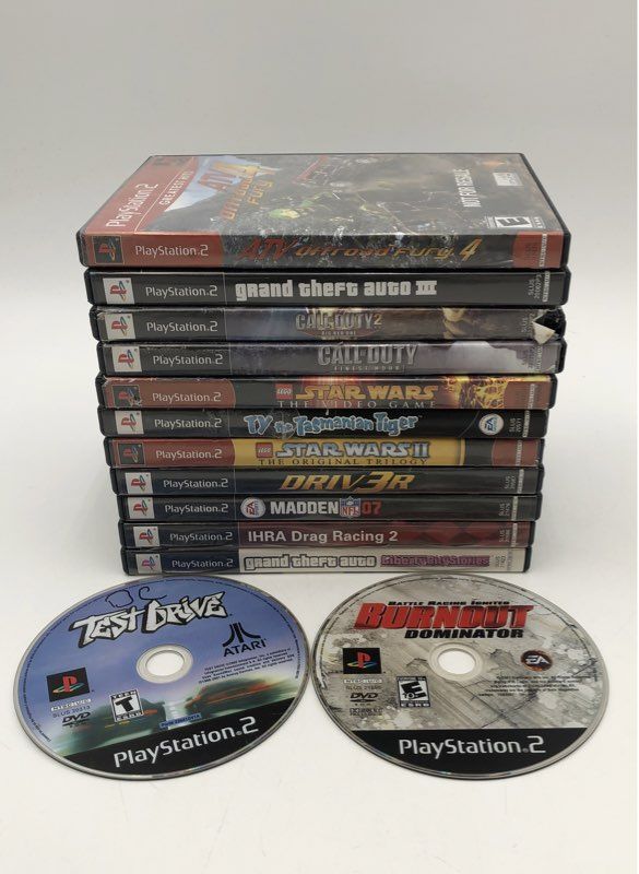 Grand Theft Auto III Star Wars 13 PS2 Game Lot Call of Duty Madden LEGO