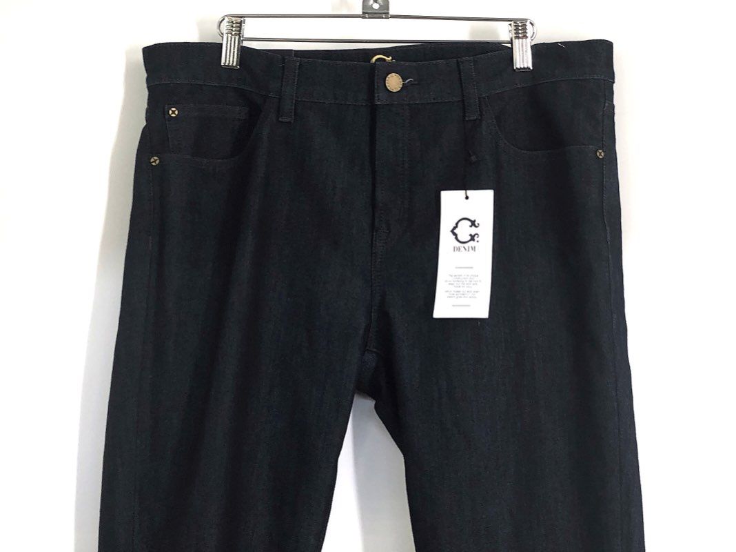 C. Wonder Women's Indigo Skinny Ankle Jeans Zip Hem Stretch NWT Sz 32