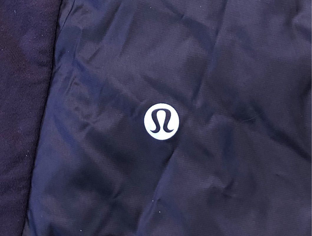 Lululemon Women's Down For A Run Puffer Vest Plum Purple Full Zip Funnel Neck 4
