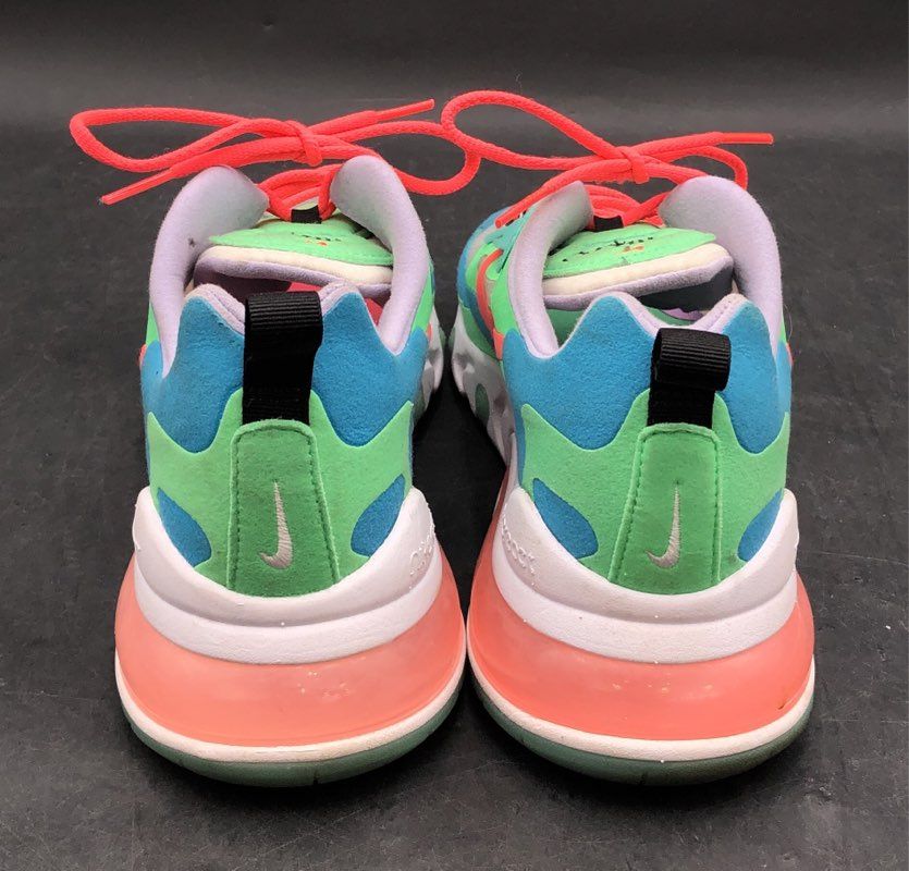 Nike Air Max 270 React Hyper Jade Frosted Spruce Women's Sneakers Size 9.5