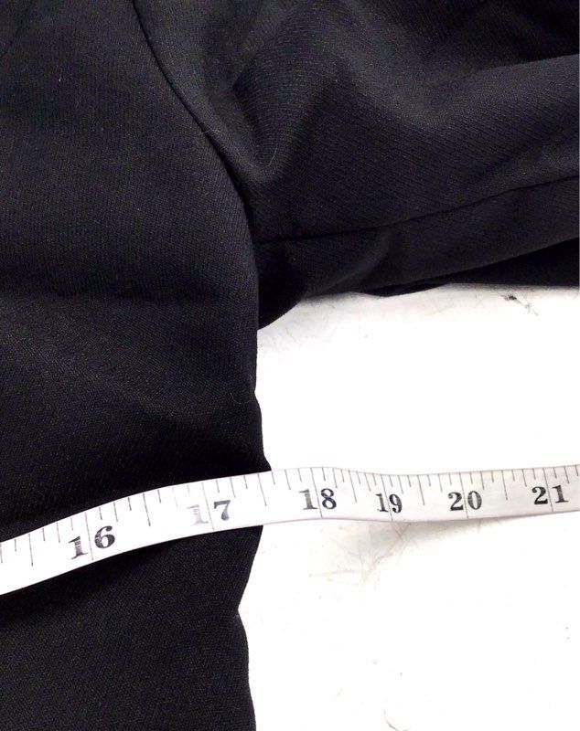 House of CB Women's Black Charmaine Power Shoulder Blazer Dress Coat Size M