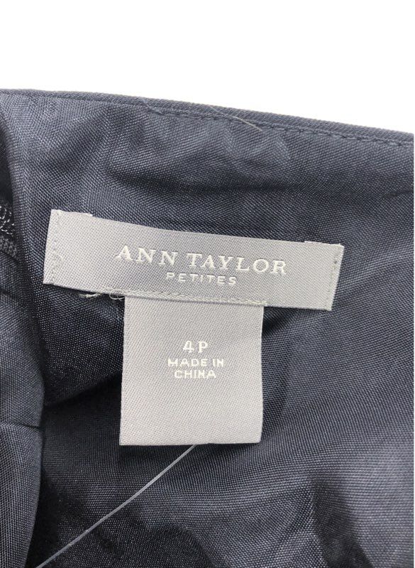 NWT Ann Taylor Women's Black A-Line Skirt - Size 4P