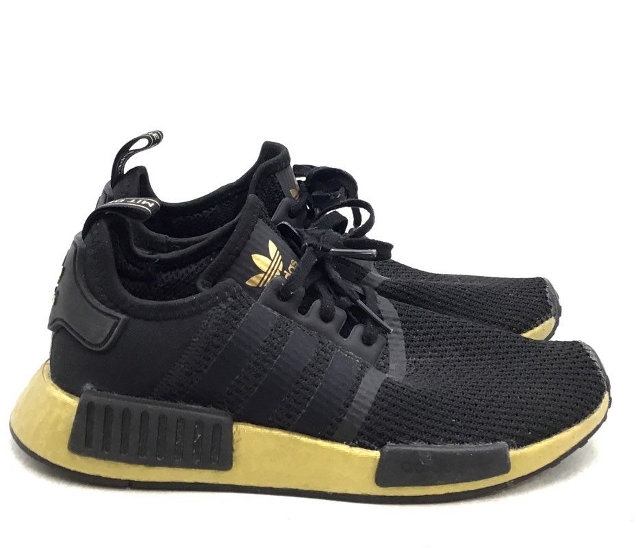 Adidas Men&#39;s NMD R1 FW7692 Black Athletic Shoes - Size 6.5