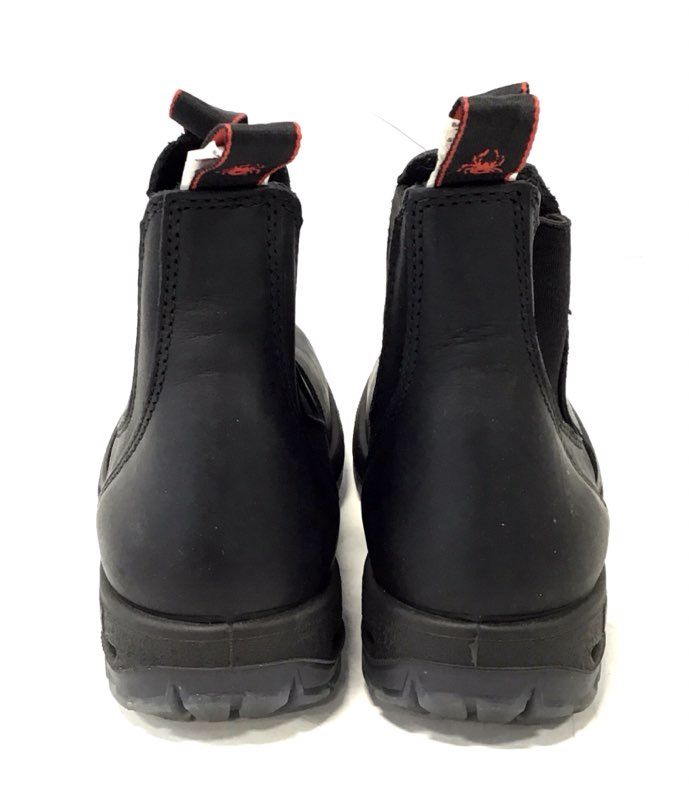 Redback UBBK Black Leather Chelsea Work Boots Made in Australia Size 5 AU