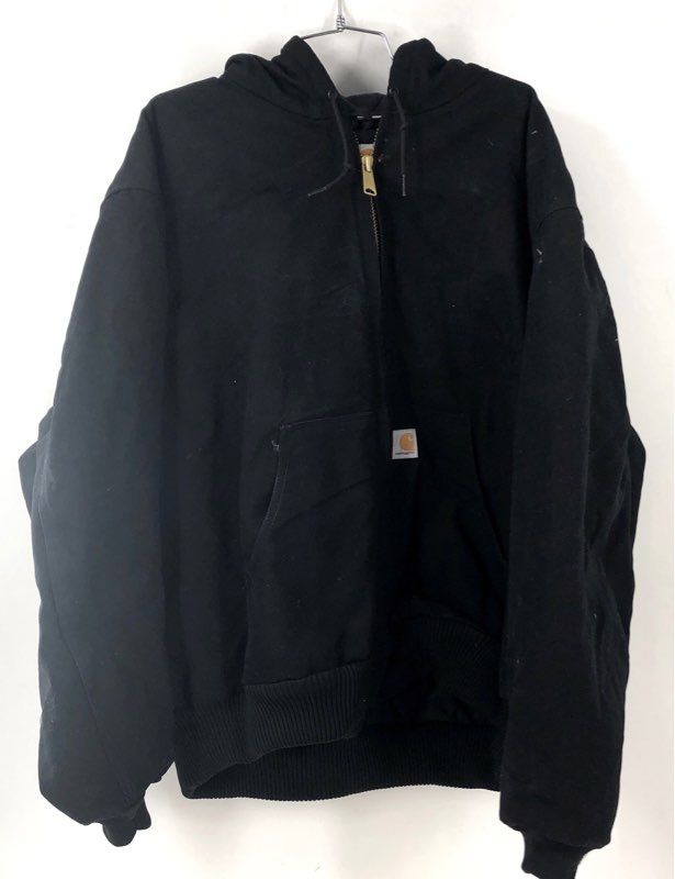 Carhartt Men's Black Bomber Jacket - Size 2XL