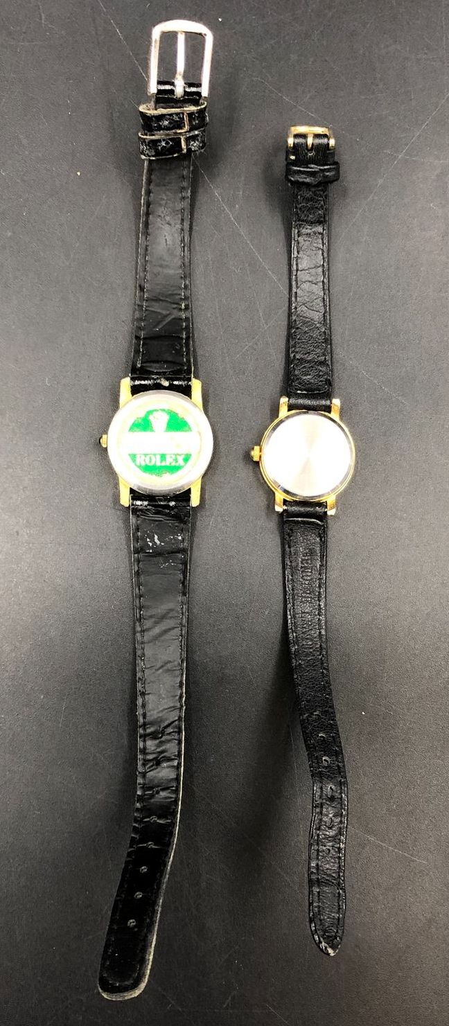 Designer Inspired Assorted Watches Lot of 7: Gold/Silver-Tone Stainless/Leather