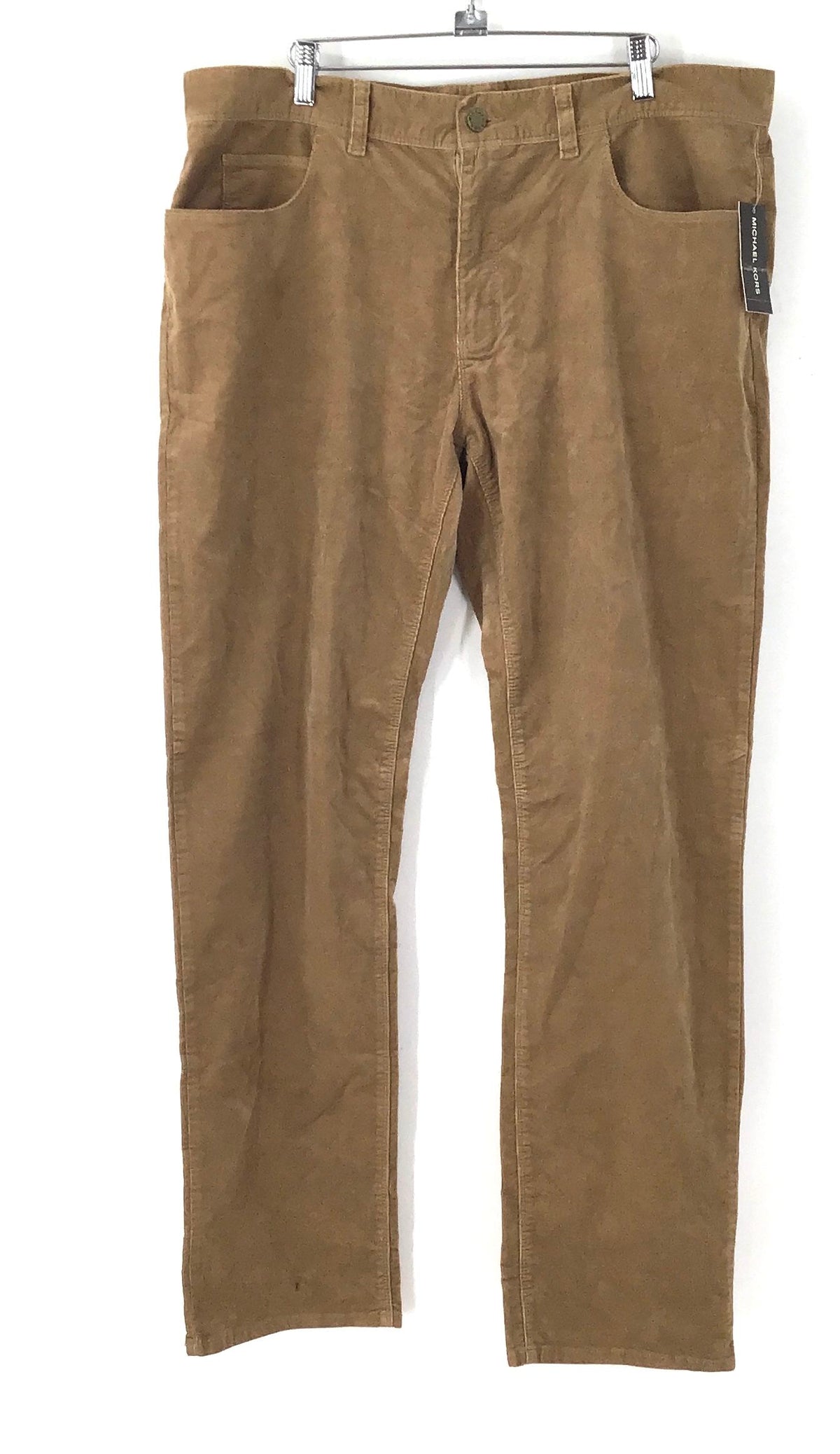 NWT Michael Kors Men's Dark Camel Trouser Pants - Size 38
