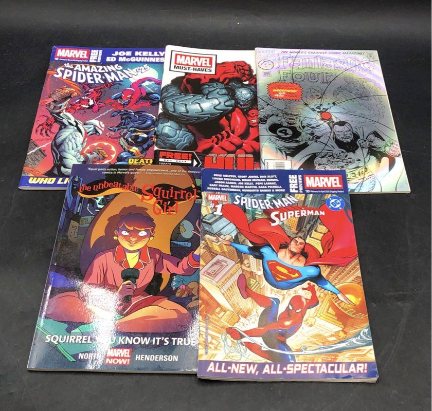 Marvel DC Comic Book Lot 1990s-2025 Superhero 5 Comics Fantastic Four #400