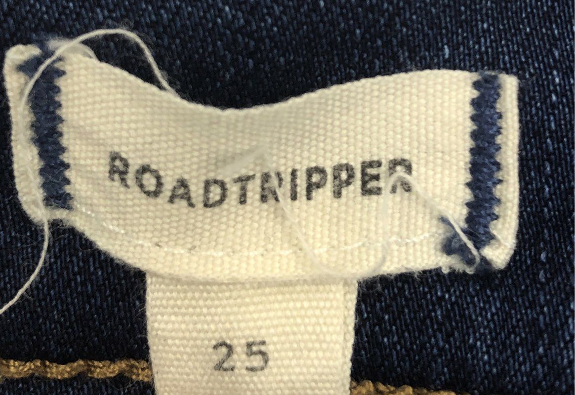 Madewell Women's Roadtripper Skinny Jeans Dark Blue High Rise Stretch Sz 25