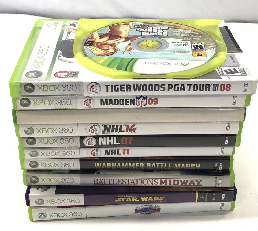 Grand Theft Auto V Warhammer 10 Xbox 360 Game Lot 2 Controllers Portal