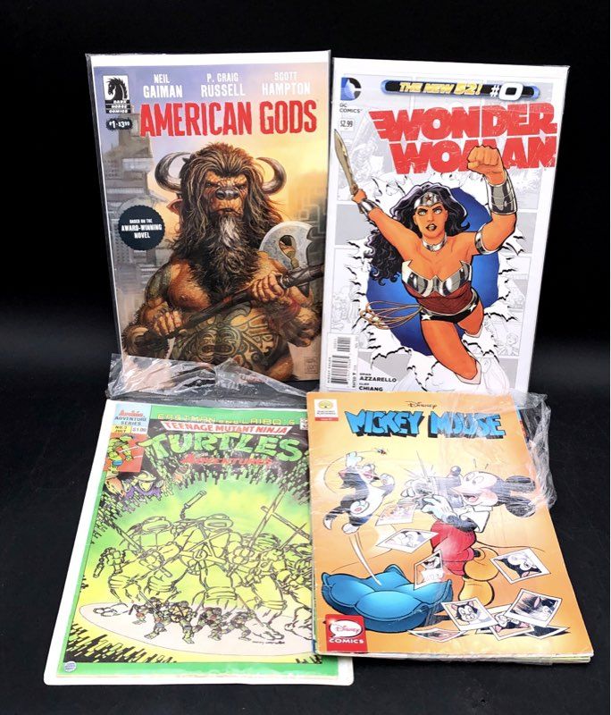 Spider-Man Wonder Woman TMNT Comic Lot of 23 Marvel DC Dark Horse Final Faction