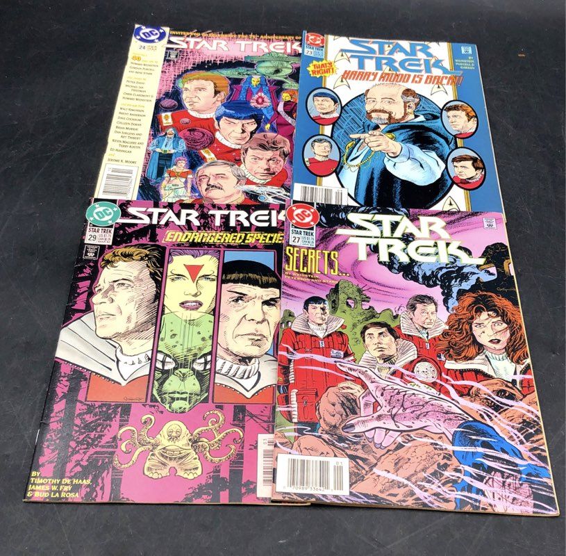 Comic Book Lot DC Marvel 1990s Star Trek X-Men Sci-Fi Superhero 25 Comics