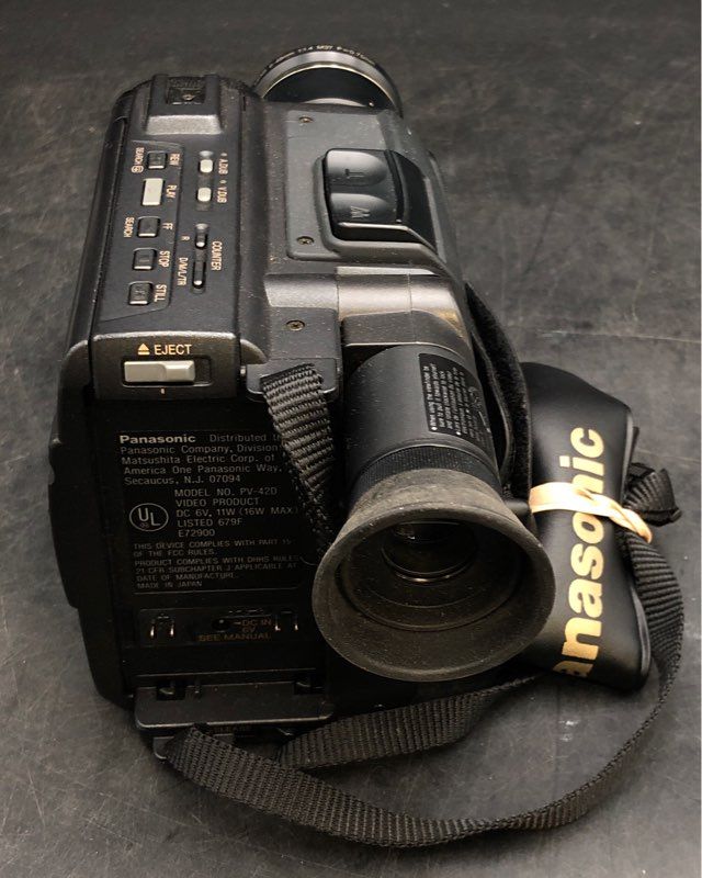 Panasonic Palmcorder X20 Handheld Camcorder With Adapter