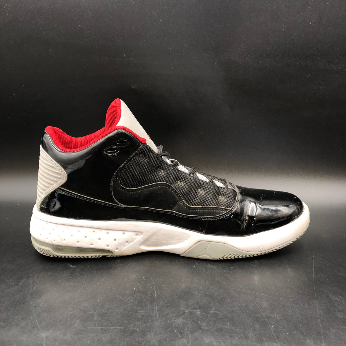 Nike Air Jordan Max Aura 2 Men's 'Black Cement' Sneakers-Size: 12 (+COA)