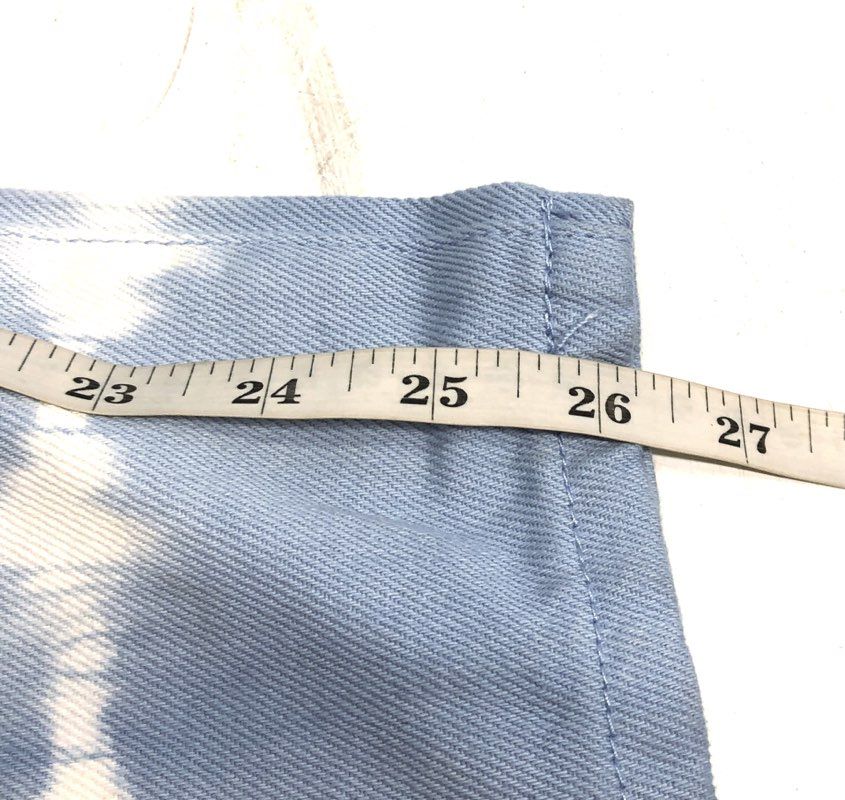 [BLANKNYC] Women's Rivington High-Rise Tapered Tie-Dye Jeans Blue White NWT 28