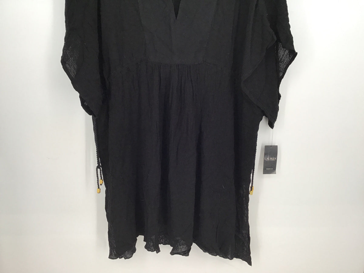 NWT Lauren Ralph Lauren Women&#39;s Black Kaftan Dress - Size 3X