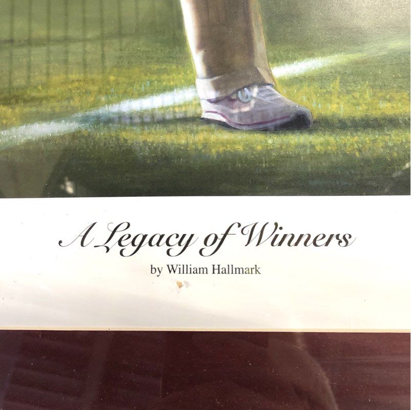 William Hallmark A Legacy of Winners Alabama Football Saban Print Signed Framed