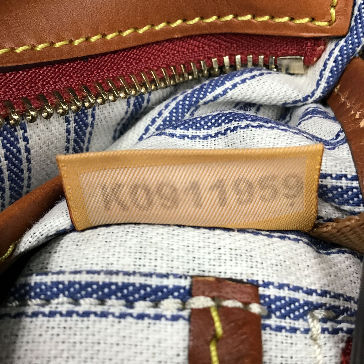 Dooney & Bourke Black\Brown Nylon\Leather 'Letter Carrier' Crossbody Bag (+COA)