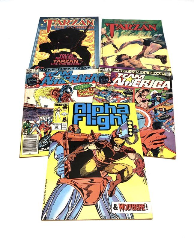 Marvel & DC Comic Book Lot Bronze & Modern Age Superhero