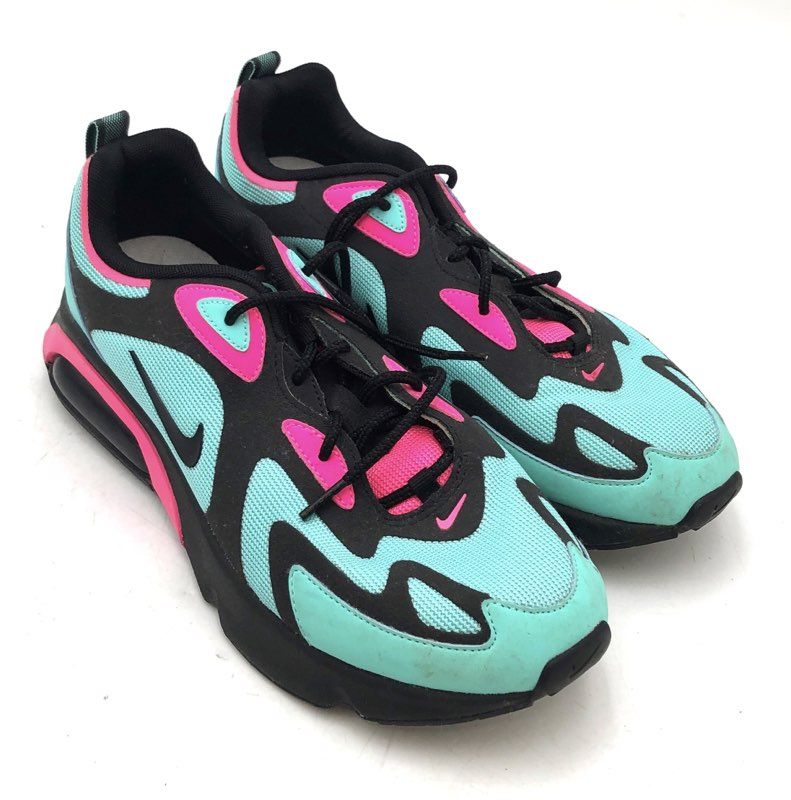 Nike Air Max 200 South Beach Black Hyper Pink Teal Men's Sneakers Size 9