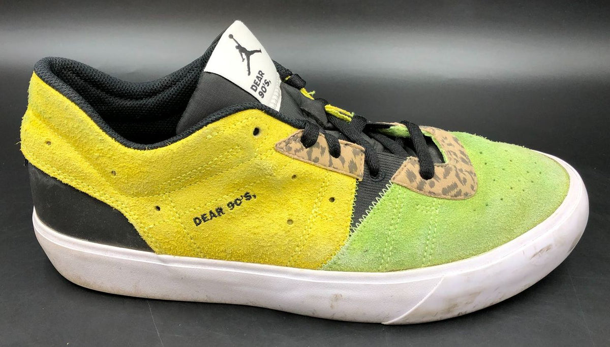 Nike Jordan Series.03 'Dear '90s' Men's Yellow/Green Sneakers - Size 10.5 (+COA)