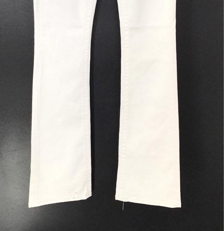 NWT Miss Me Women's White Fleur de Lis Embellished Signature Bootcut Jeans 26