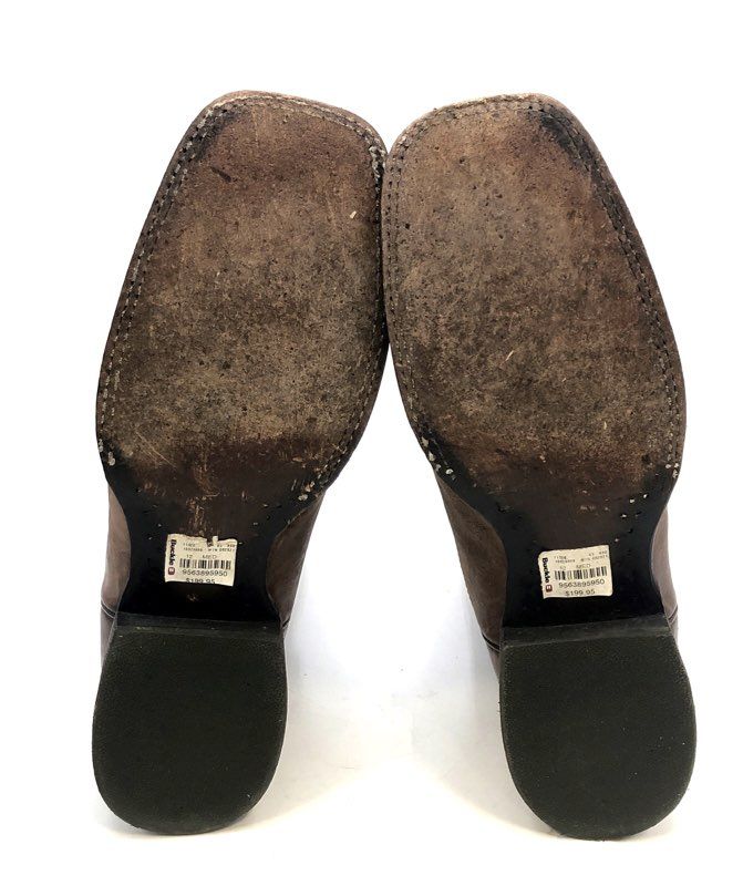 Ariat Circuit Patriot Brown Leather American Flag Western Boots Men's Size 12D