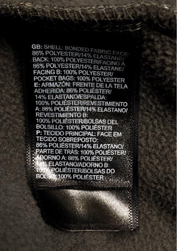 The North Face Men's Black Apex Bionic Softshell Full Zip Jacket Size XL
