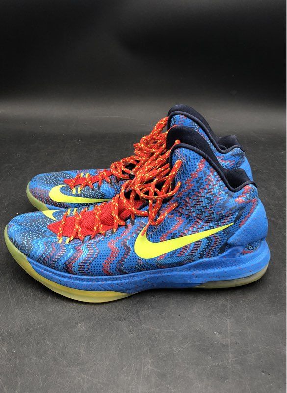 Nike Men's KD 5 Blue Athletic Shoes - Size 10.5