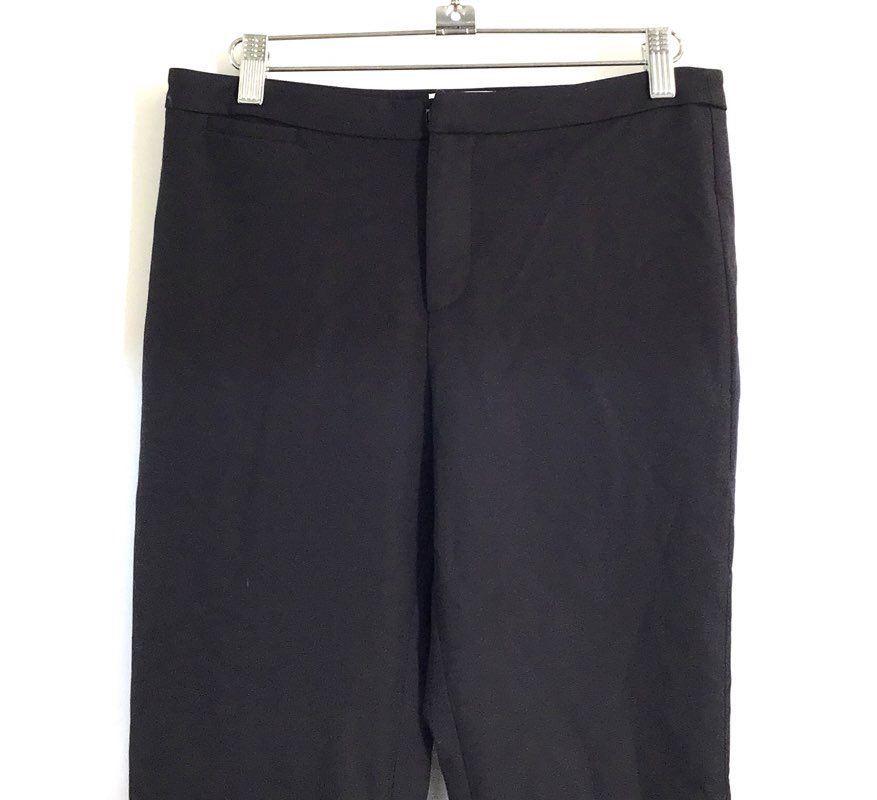 The Reset R Label Women's Black Stretch Tapered Straight Leg Pants Size S