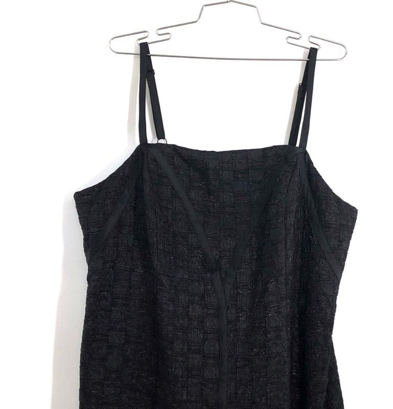 Lane Bryant Women's Black Metallic Textured Dress NWT Sz 22