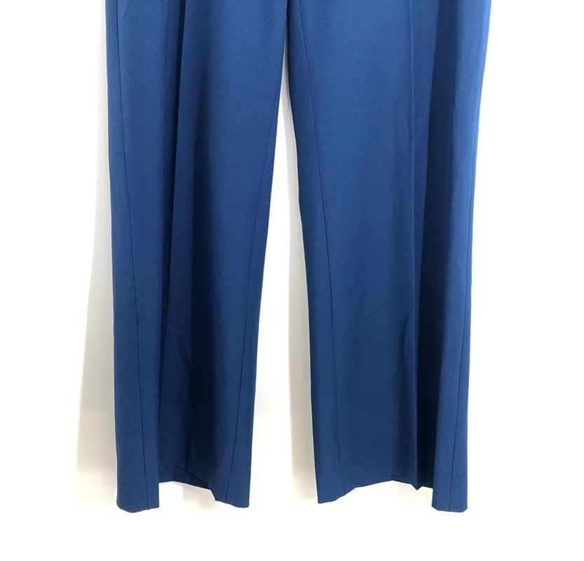 Banana Republic Women's Blue Sculpted Stretch Wide Leg Pants Sz 10 NWT