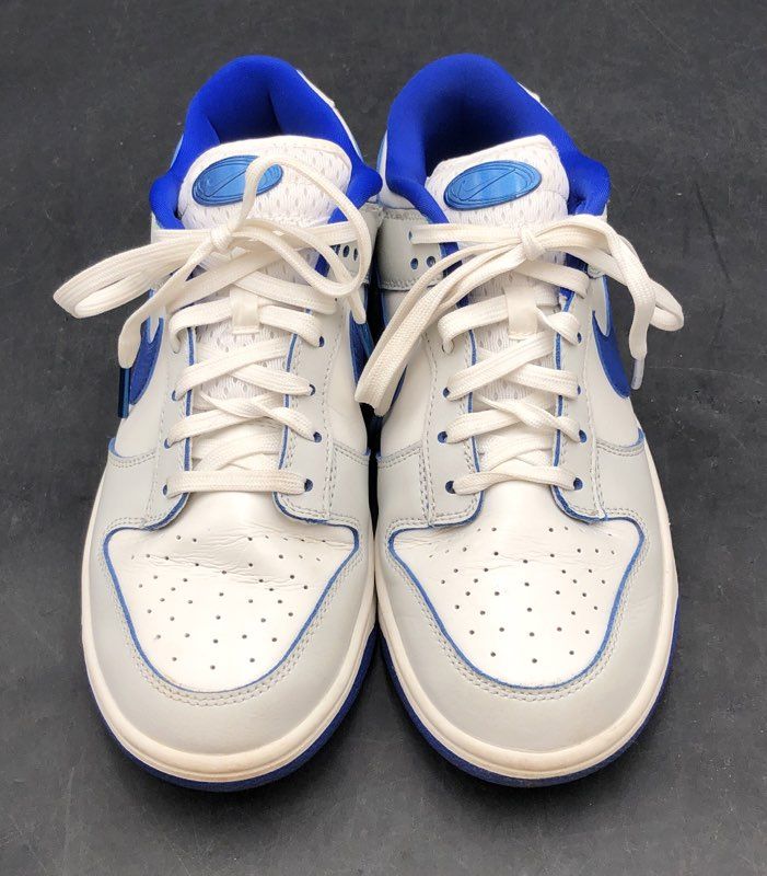 Nike Dunk Low Athletic Department University Blue White Sneakers Size 8.5