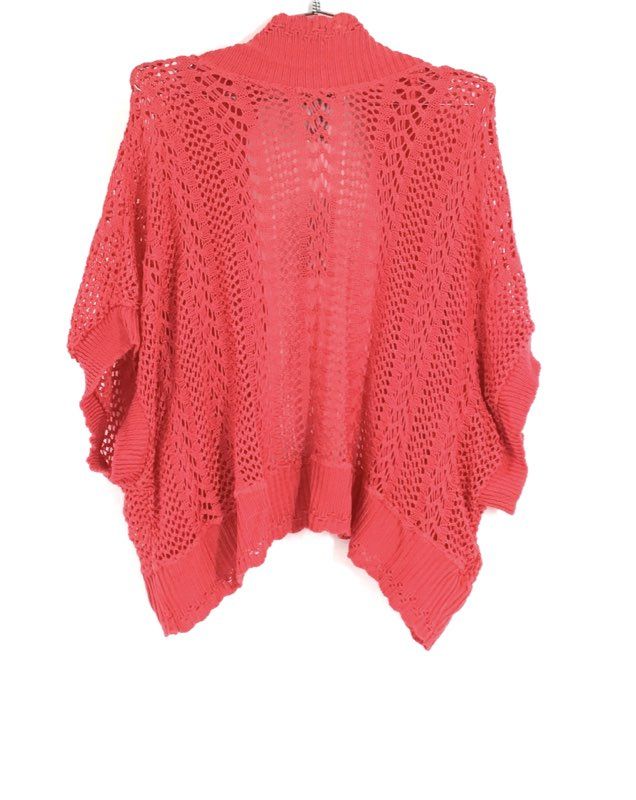 NWT Catherines Women&#39;s Red Dolman Sleeve Knitted Cardigan Sweater - Size 4X