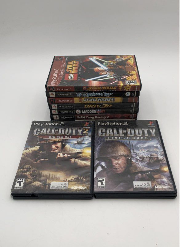 Grand Theft Auto III Star Wars 13 PS2 Game Lot Call of Duty Madden LEGO