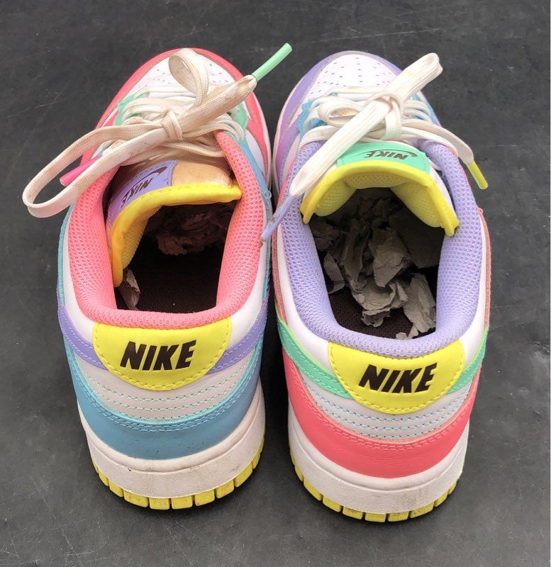 Nike Dunk Low Candy Multi-Color White Women's Sneakers DD1872-100 Size 8