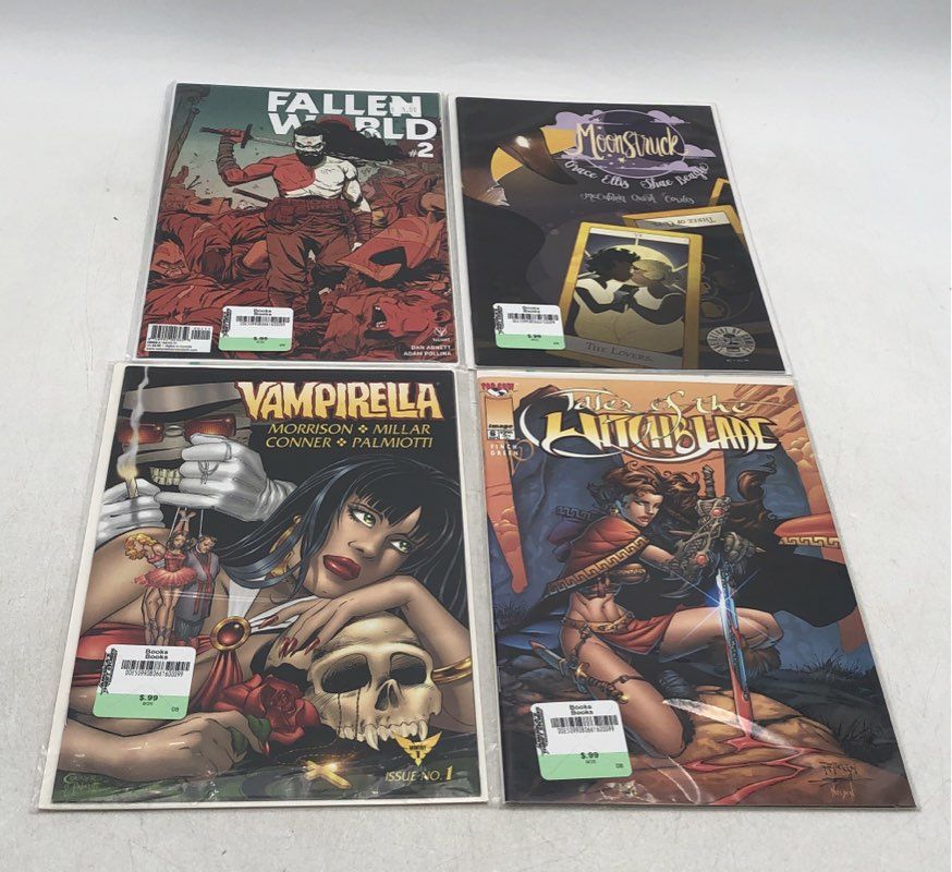 Image Comics Rough Riders, New Men, Fallen World 1 Comic Book Mixed Lot